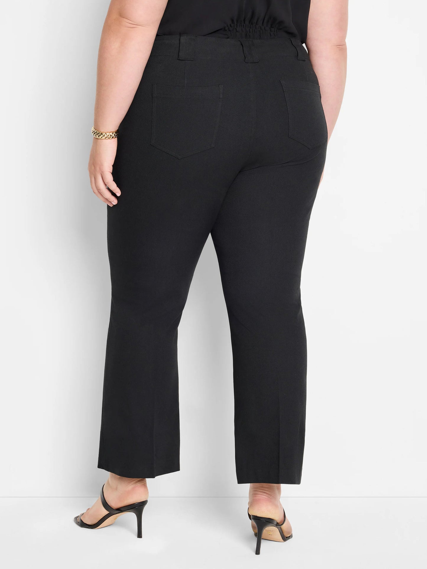 Plaza Demi Boot Cotton Bi-Stretch Ankle Pant