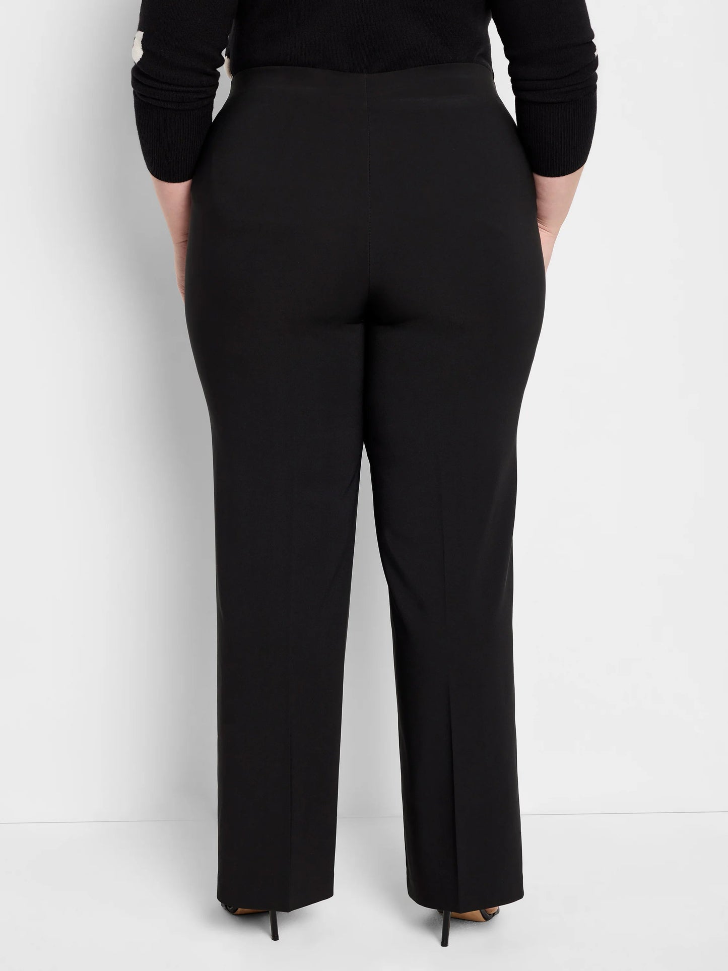 Stretch Knit Lenox Wide-Leg Pant