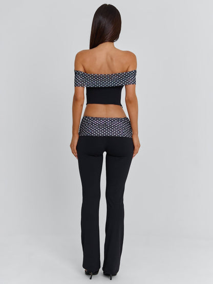 Emil Top Black Polka Dot