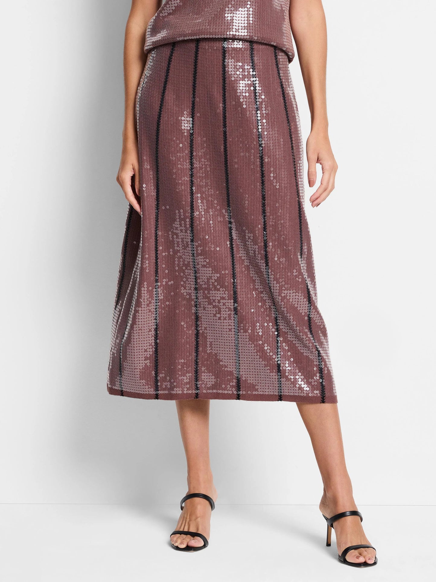Sequin Knit Skirt