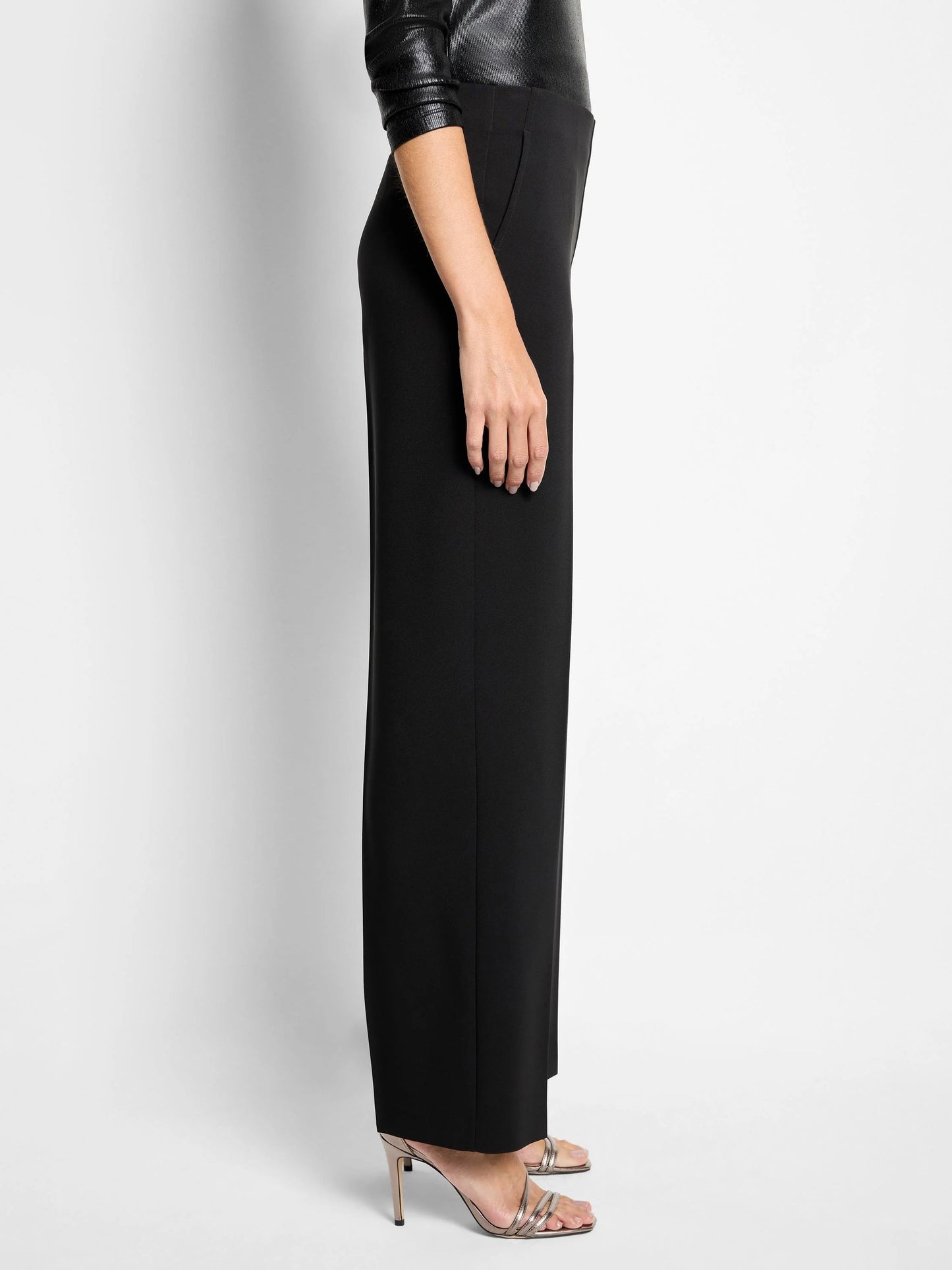 Lenox Wide Leg Sleek Stretch Pant