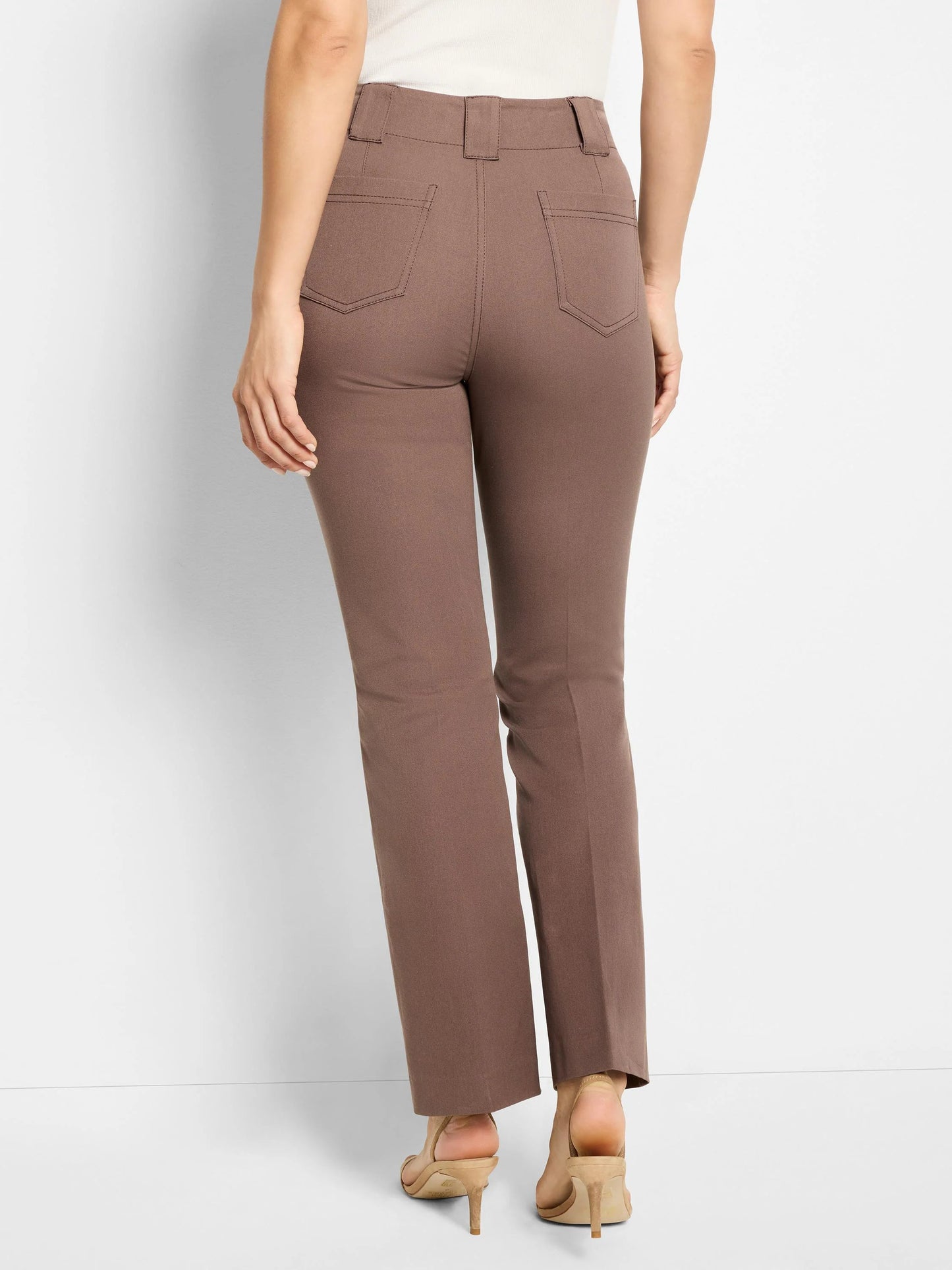 Plaza Demi Boot Cotton Bi-Stretch Ankle Pant