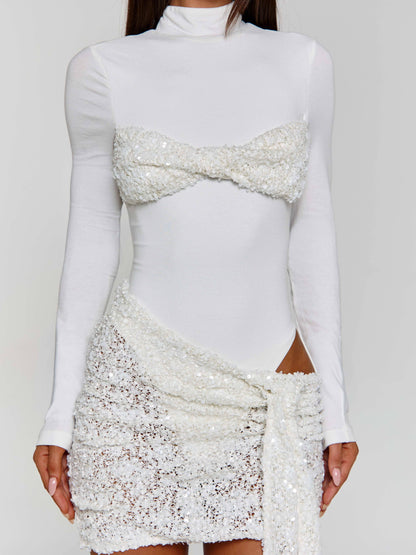 INDIE MINI DRESS WHITE