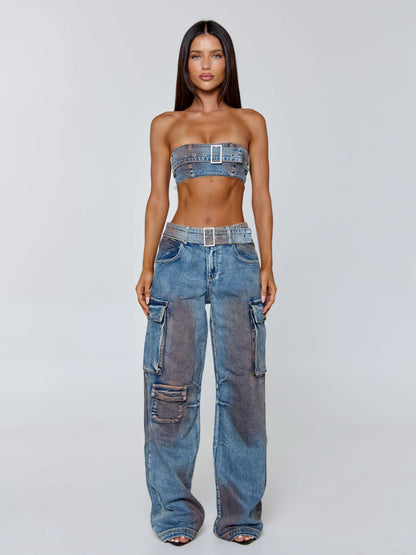 Jacinta Cargo Denim