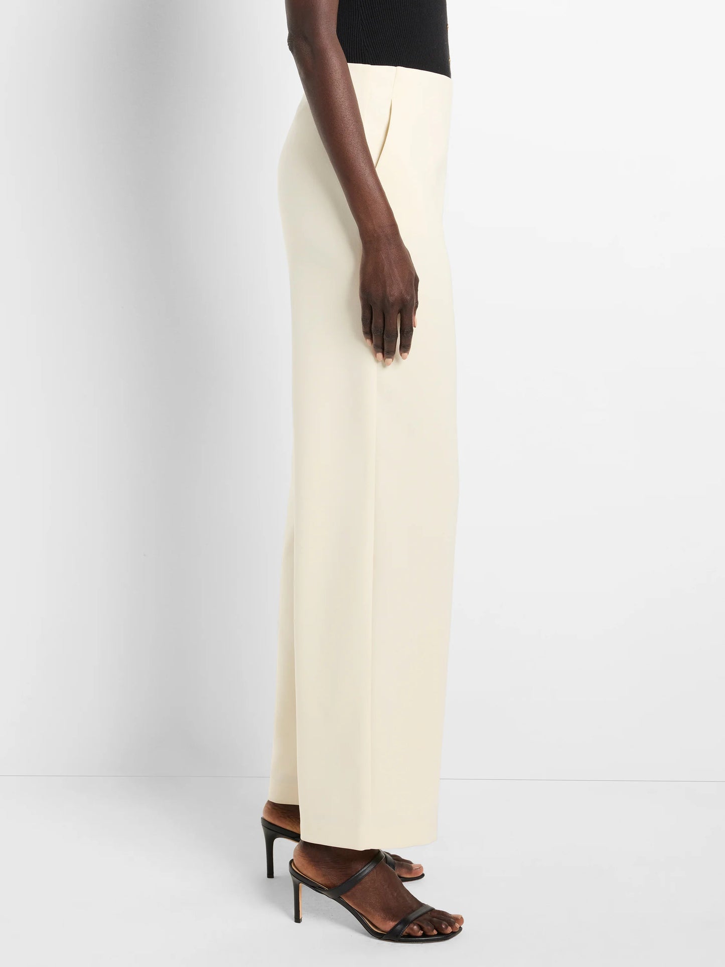 Stretch Knit Lenox Wide-Leg Pant