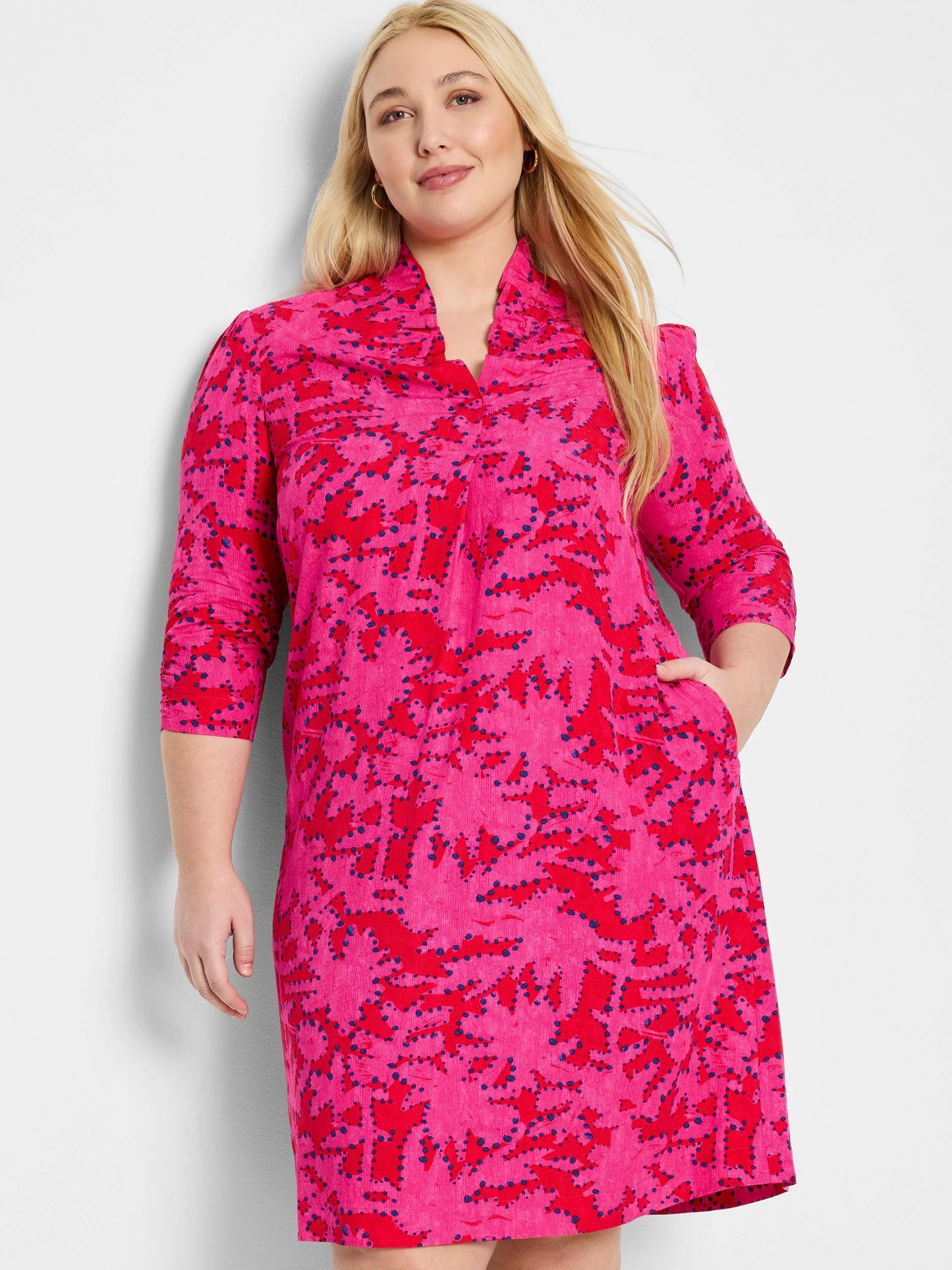 Clashy Petals Ruffled Up Dress