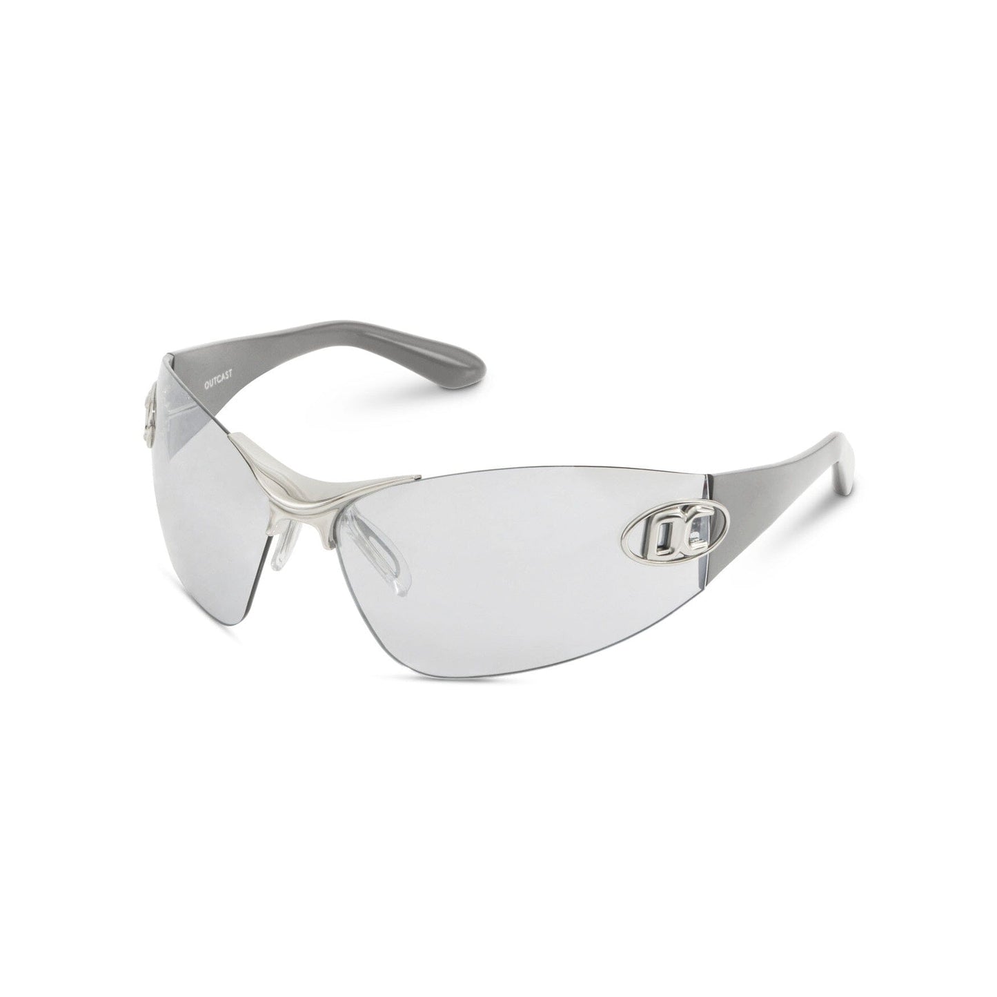 Signature Frameless Sunglasses Silver