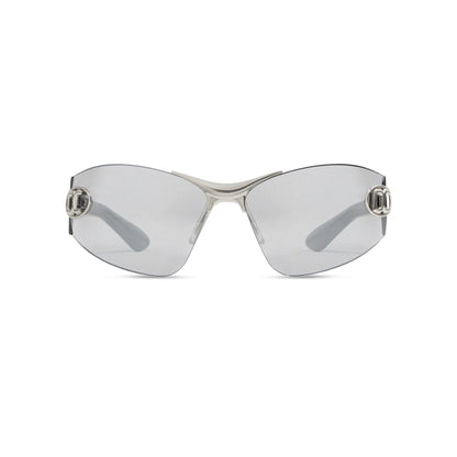 Signature Frameless Sunglasses Silver